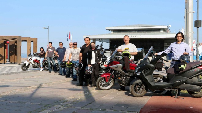 'Dünya Motosikletle İşe Gitme Günü'nde işlerine motosikletleriyle gittiler