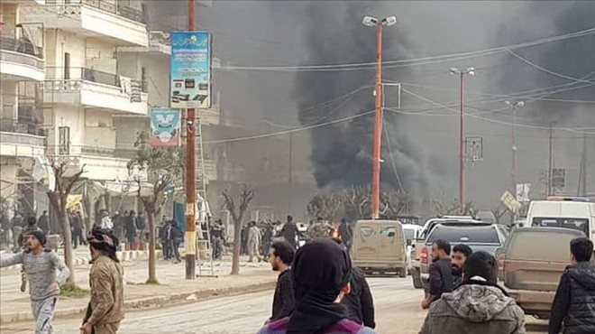 Afrin'de bomba yüklü tankerle saldırı!