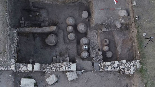 Afyon'da Bizans kalıntıları: Tahıl ambarı bulundu
