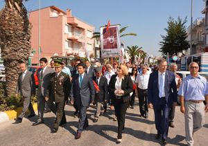 Atatürk'ün Urla'ya gelişinin 89. Yılı törenle anıldı