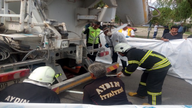 Aydın'da beton mikseri motosikletle çarpıştı: 1 ölü, 1 yaralı