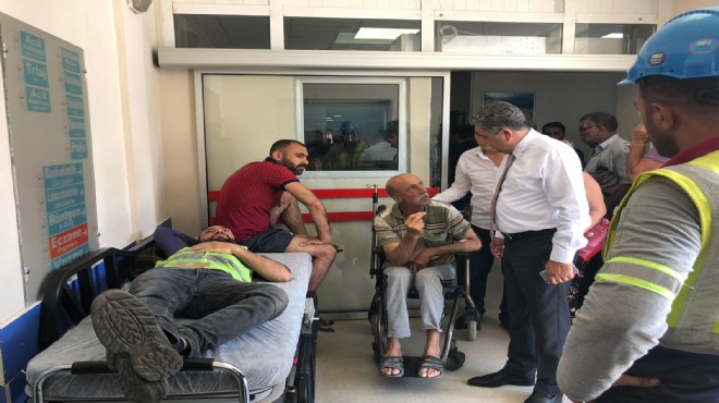 CHP'li Bedri Serter zehirlenen işçileri ziyaret etti