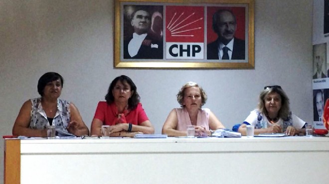 CHP İzmir'de kadınlardan 'cihat' tepkisi