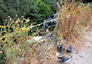 Muğla'da korkunç kaza: 1 ölü 2 yaralı