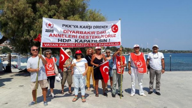 Datça'dan Diyarbakır annelerine destek