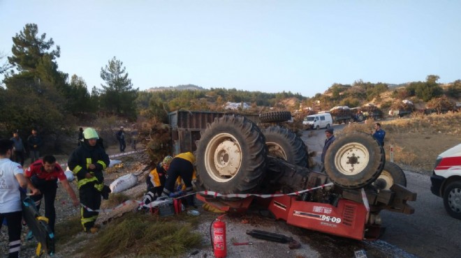 İzmir ve Denizli'de çifte traktör kazası: 2 ölü!