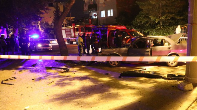 Denizli'de otomobil ağaca çarptı: 1 ölü, 2 yaralı!