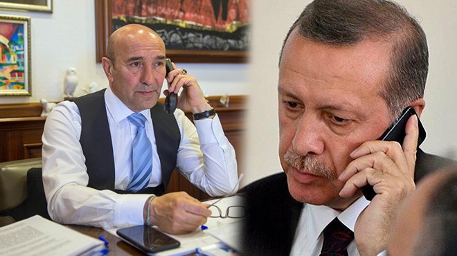 Deprem sonrası Erdoğan'dan Soyer'e telefon