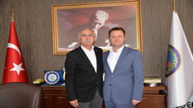 DİSK'in Başkanı Sarı'dan Başkan Aksoy'a ziyaret