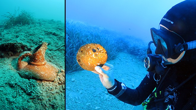 Ege'de denizin altında gizemli buluş: Hepsi Tunç Çağı'ndan kalma