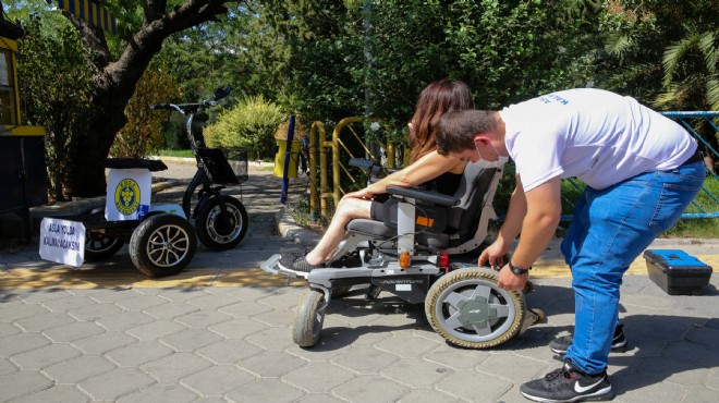 Engellilere 'scooter' ile yol yardım desteği
