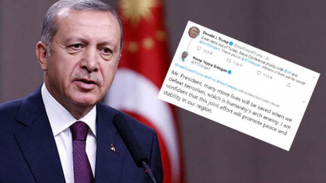 Erdoğan'dan ABD Başkanı Trump'a cevap!