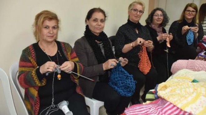 Gaziemir'de 'kuzucuklar'a sıcak yardım