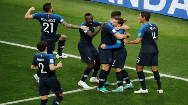 Gol yağdı: Dünya Kupası Fransa'nın!