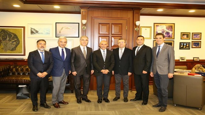 İZBAŞ'tan Başkan Soyer'e başarı ziyareti
