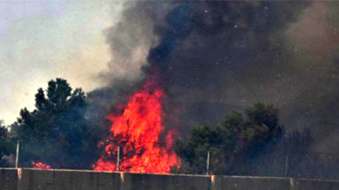 İzmir'de büyük yangın! Otoyol kilitlendi: İşte son durum!