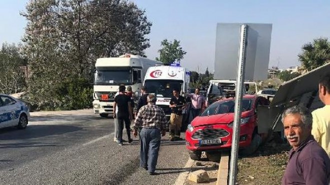 İzmir'de feci kaza: 3'ü çocuk 6 yaralı