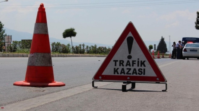 İzmir'de feci kaza! Şoför kalp spazmı geçirince...