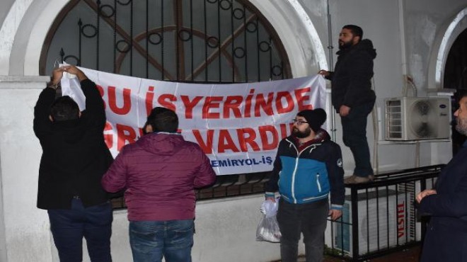 İzmir'de grev günü: İZBAN kepenk indirdi!