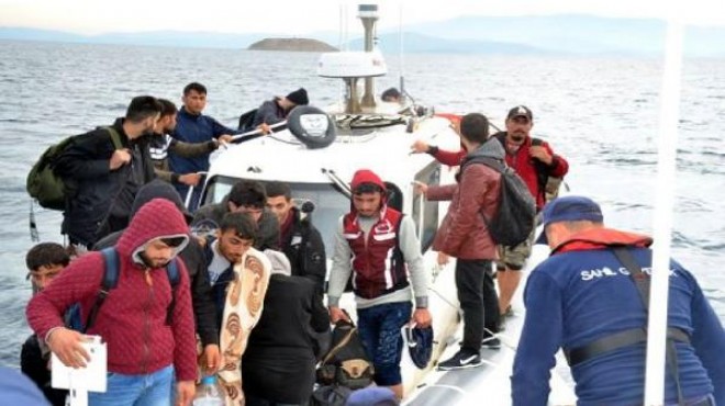 İzmir'de kaçak göçmen operasyonu: 4'ü organizatör 201 kişi yakalandı