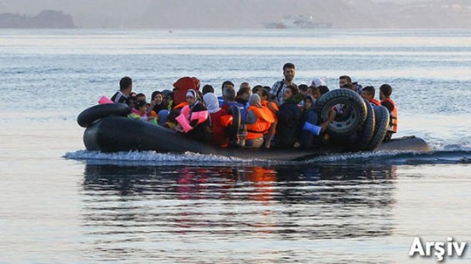 İzmir sularında kaçak göçmen operasyonu