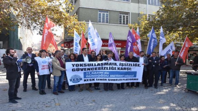 KESK İzmir'de geniş katılımlı eyleme hazırlanıyor