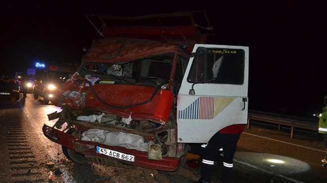 Manisa'da feci kaza: 1 ölü, 2 ağır yaralı