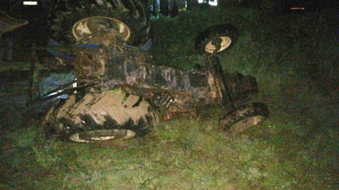 Manisa'da korkunç kaza: Traktörün altında kaldı