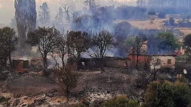 Manisa'da korkunç yangın: Alevler 10 evi küle çevirdi!