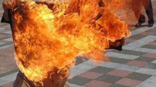 Muğla'da dehşet: Çocuklarına kızdı, kendini yaktı!