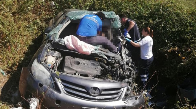 Muğla'da feci kaza: Baba öldü, eşi ve kızı yaralandı!