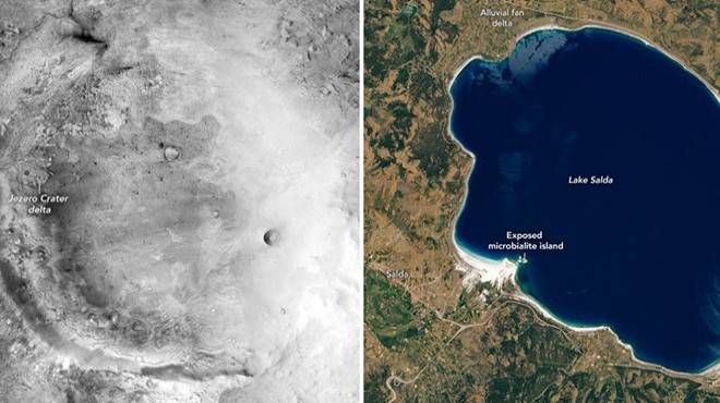 NASA'dan Salda Gölü paylaşımı: Mars'taki Jezero Krateri ile benzerlikler var