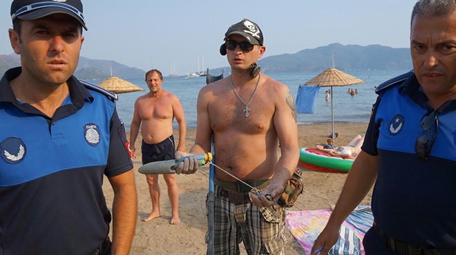 Rus turist plajda o cihazı kullanınca şikayet ettiler
