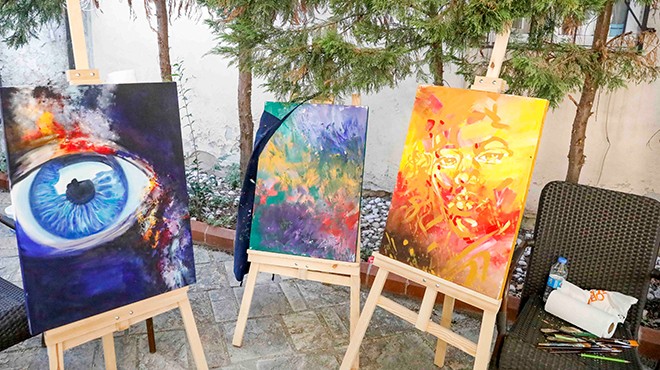 Seferihisar'da Uluslararası Resim Çalıştayı başladı