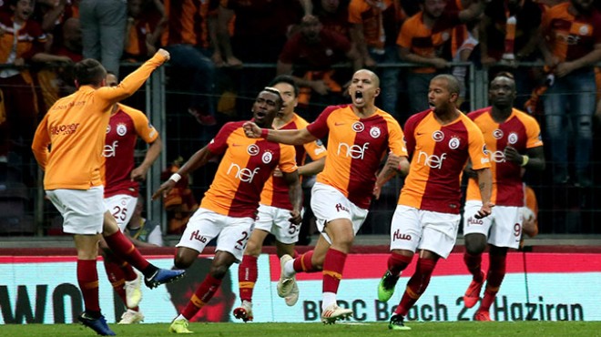 Süper Lig'de şampiyon Galatasaray oldu!