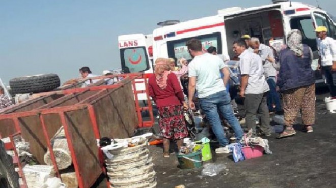 Turgutlu'da can pazarı! 11 tarım işçisi yaralı