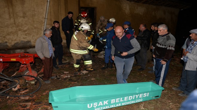 Uşak'ta yangın faciası: Yanarak öldü!