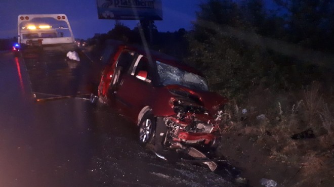 Uşak'ta trafik kazası: 2 ölü, 5 yaralı