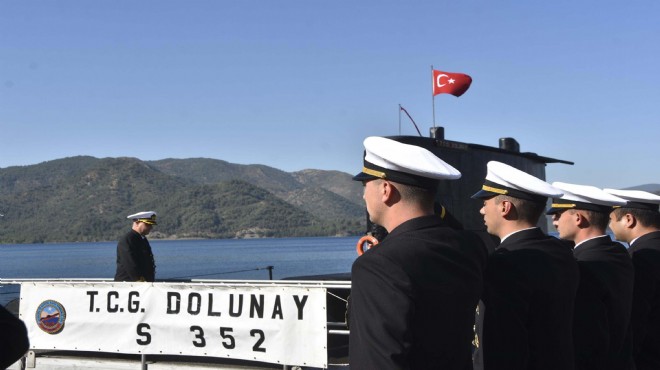 'TCG Dolunay'da bayramlaşma töreni!