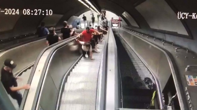 11 kişi yaralanmıştı... Metro kazası kamerada!