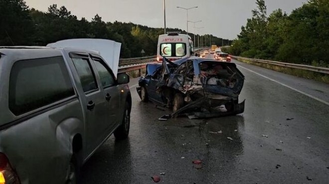 5 aracın karıştığı zincirleme trafik kazası: 8 yaralı!