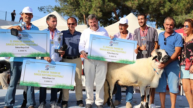 Çeşme'de Tarım ve Sakız Koyunu Festivali coşkusu