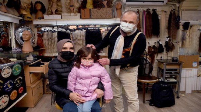 5 yaşındaki lösemi hastası Simay'a 'peruk' morali