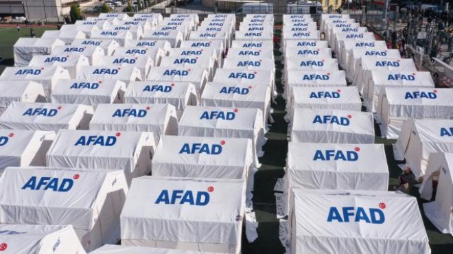 AFAD deprem bölgesinde 329 bin 382 çadır kurdu