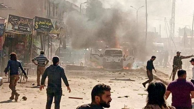 Afrin'de bombalı saldırı! Ölü ve yaralılar var