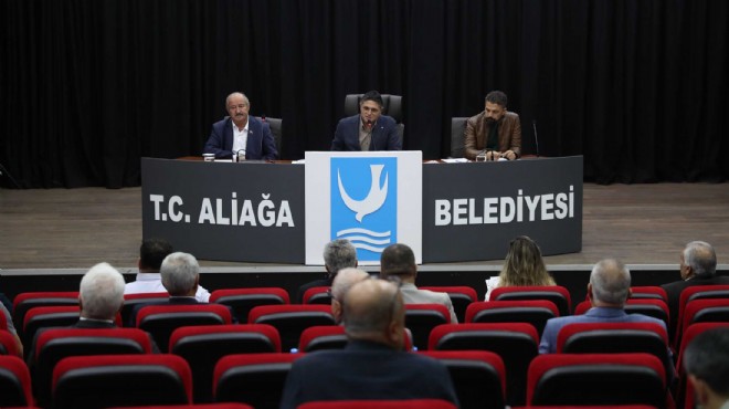 Aliağa'da yılın son meclisi toplandı