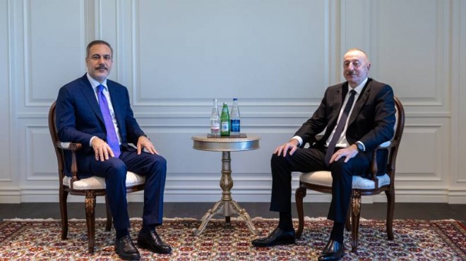 Aliyev, Dışişleri Bakanı Fidan'ı kabul etti