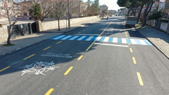 Aydın Büyükşehir Belediyesi Nazilli 5 Eylül Caddesi'nde çalışmalarını tamamladı