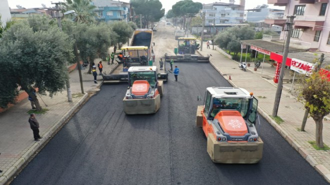 Aydın Büyükşehir Belediyesi'nden Aydın genelinde 21 noktada birden yol yapım çalışması