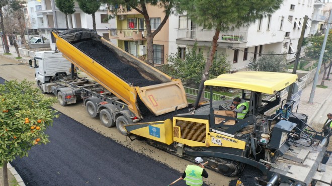 Aydın Büyükşehir Belediyesi'nden Efeler'e asfalt hamlesi!